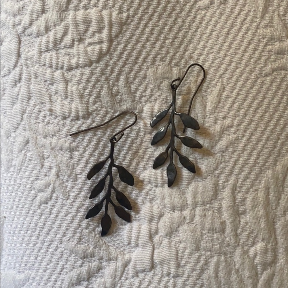 James Avery Leaf Earrings